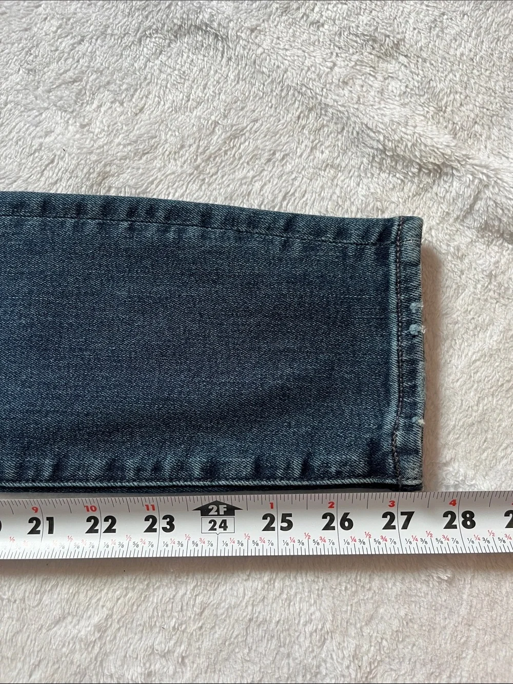 J. Crew Women's High-Rise Button-Fly Jeans — Dark Blue Wash